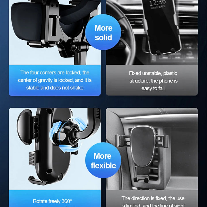 360° Rotatable Smart Phone Car Holder