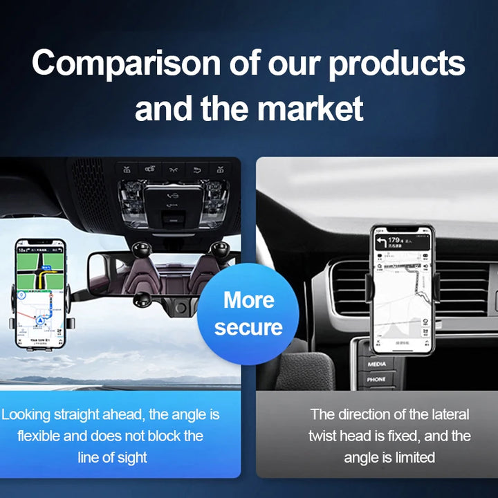 360° Rotatable Smart Phone Car Holder