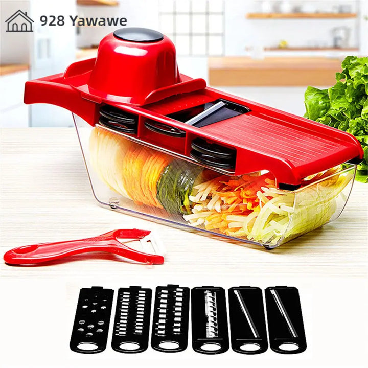 Multifunction Kitchen Slicer 6 Blades